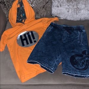 Super cute boys outfit (sequins swipe style)